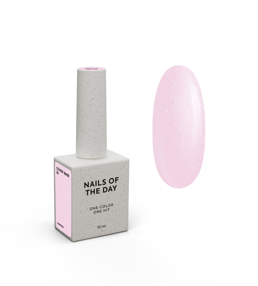 NOTD Cover Base – profesionali kamufliažinių bazių kolekcija – 26 · 10 ml, produkto vaizdas