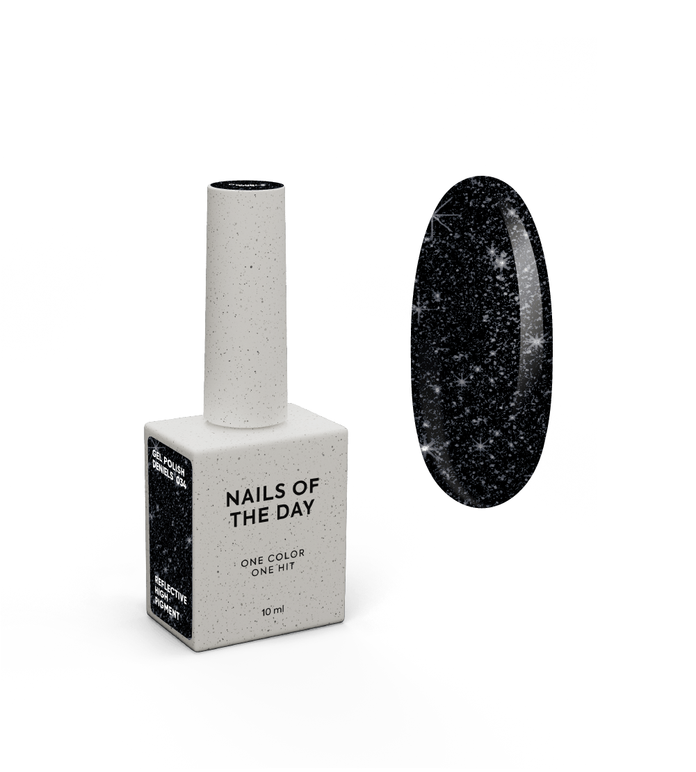 NOTD Reflective Cocktails – profesionalūs šviesą atspindintys geliniai lakai – 034 – Deniels, produkto vaizdas