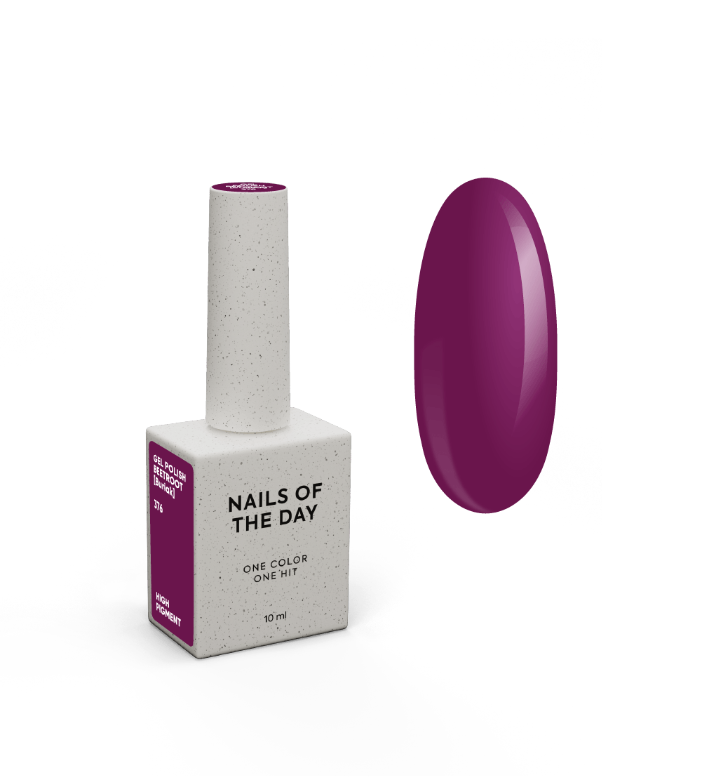 NOTD Borsch – profesionalių gelinių lakų kolekcija – 376 – Beetroot, produkto vaizdas