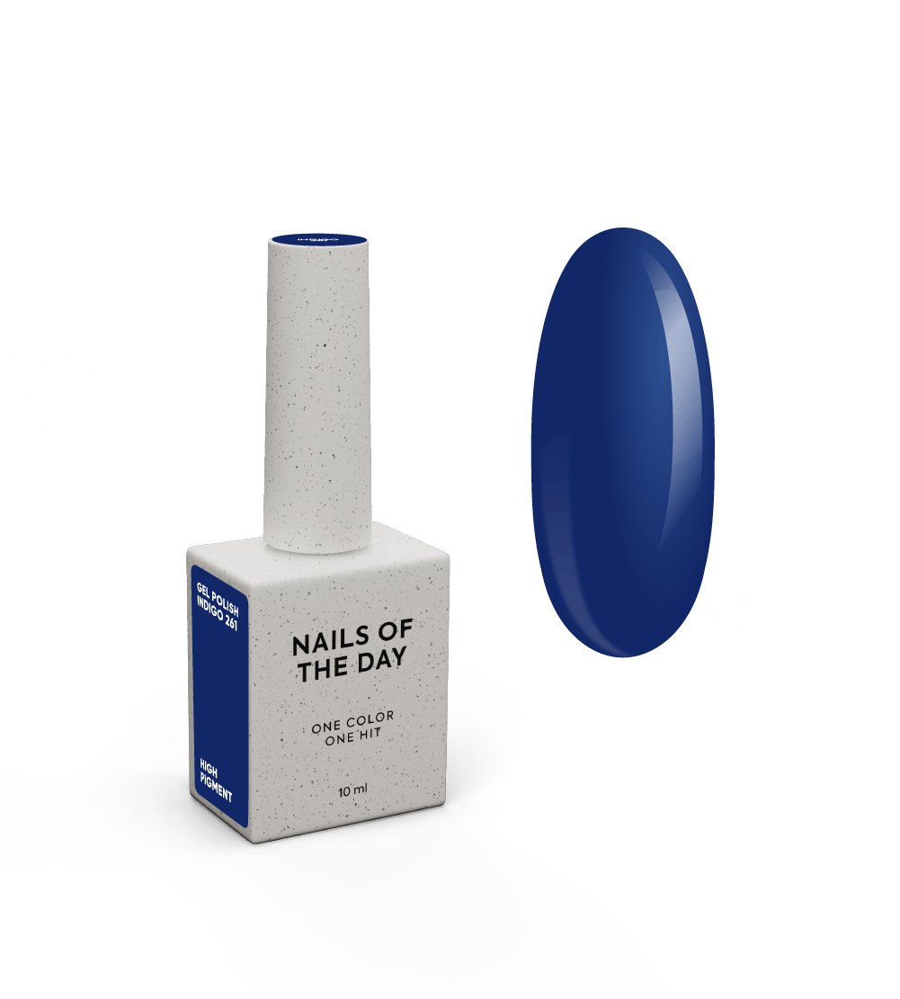 NOTD Autumn – profesionalių gelinių lakų kolekcija – 261 – Indigo, produkto vaizdas