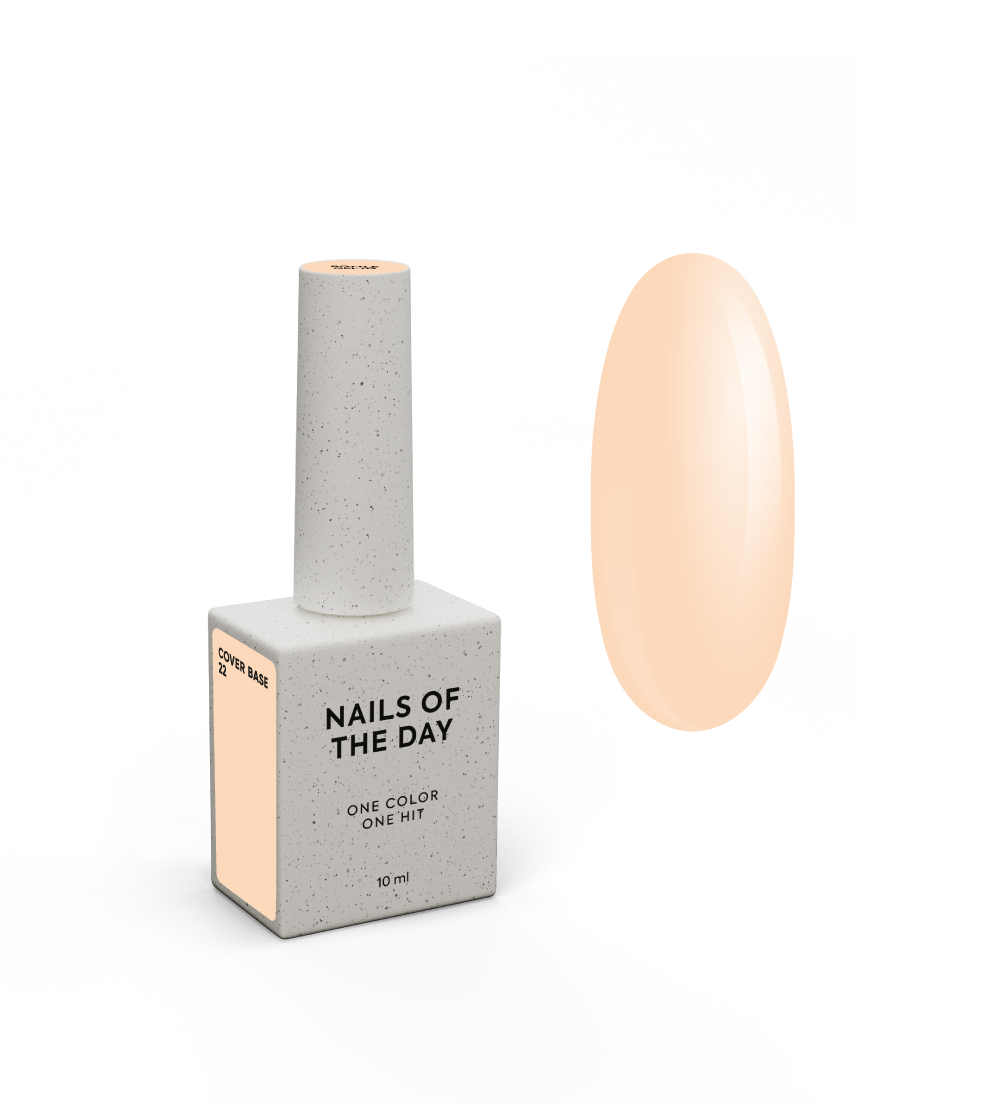 NOTD Cover Base – profesionali kamufliažinių bazių kolekcija – 22 · 10 ml, produkto vaizdas