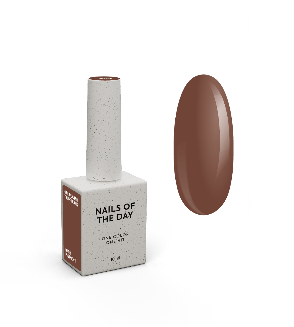 NOTD Chocolate Colors – profesionalių gelinių lakų kolekcija – 014 – Truffle, produkto vaizdas