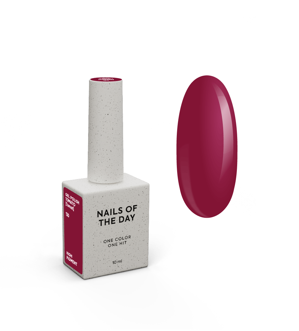 NOTD Borsch – profesionalių gelinių lakų kolekcija – 130 – Tomato, produkto vaizdas
