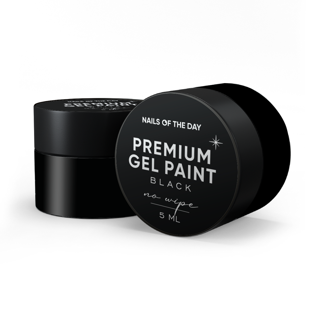 NOTD Premium Gel Paint Black No Wipe