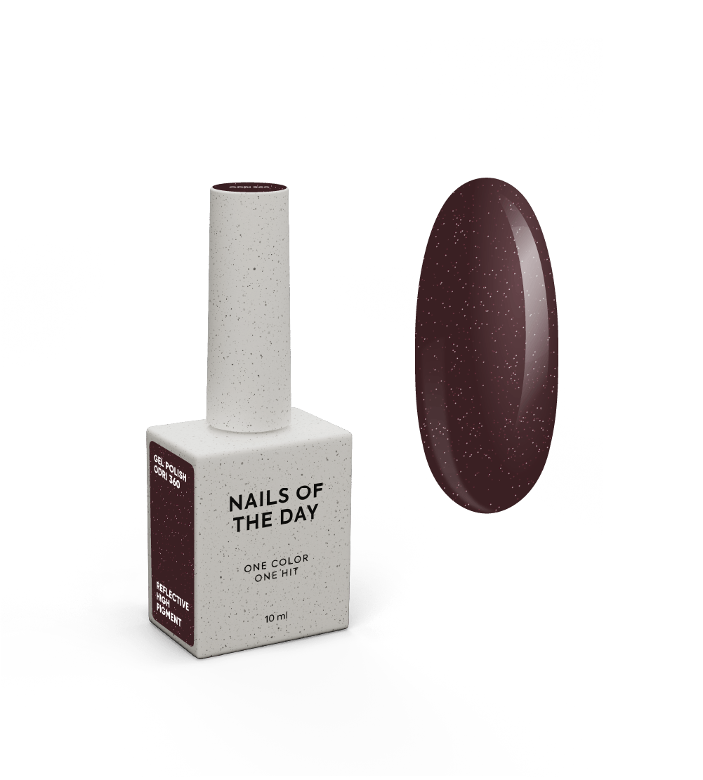 NOTD Red Colors – profesionalių raudonų gelinių lakų kolekcija – 360 – Odri, produkto vaizdas