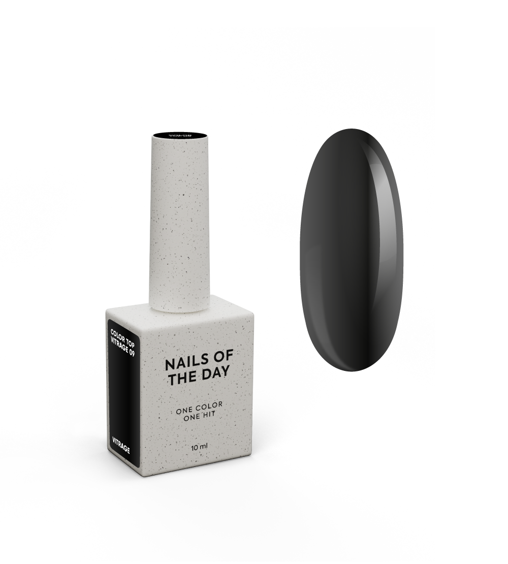 NAILSOFTHEDAY Spalviniai topai – Color Top, Vitrage ir Milky – Color Top 09, produkto vaizdas