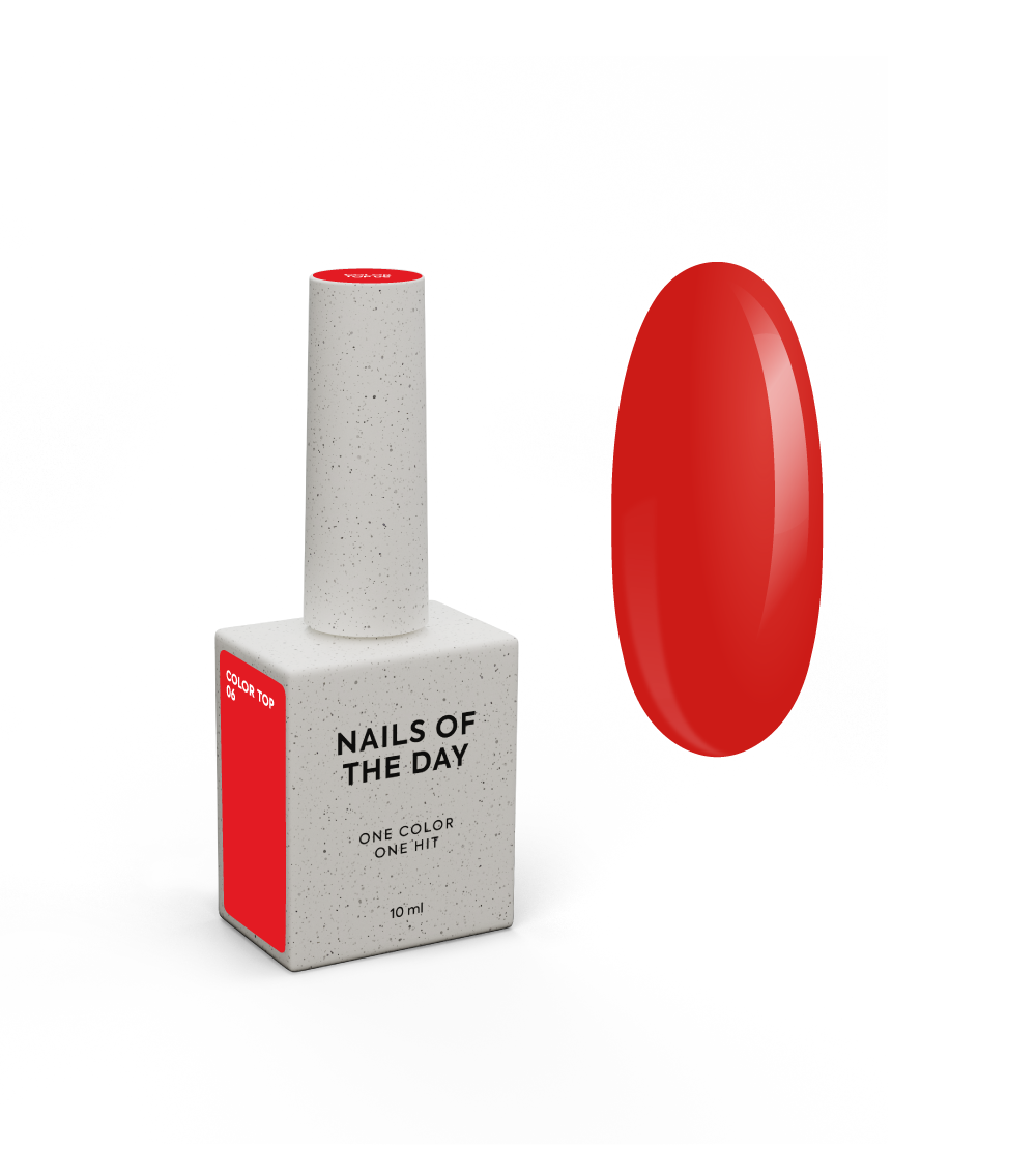 NAILSOFTHEDAY Spalviniai topai – Color Top, Vitrage ir Milky – Color Top 06, produkto vaizdas