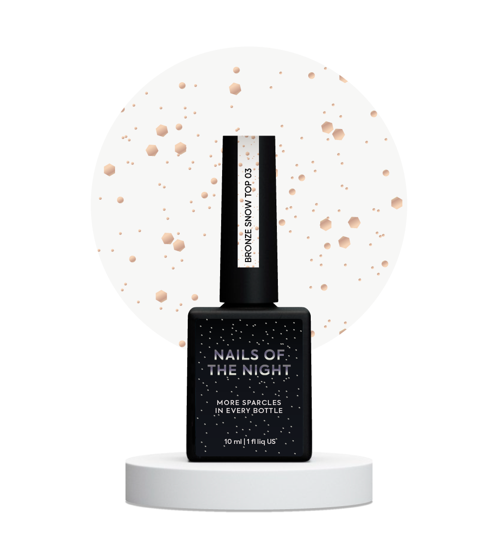 NOTD Snow Top – profesionali dekoratyvinių topų kolekcija – Bronze, papildomas produkto vaizdas