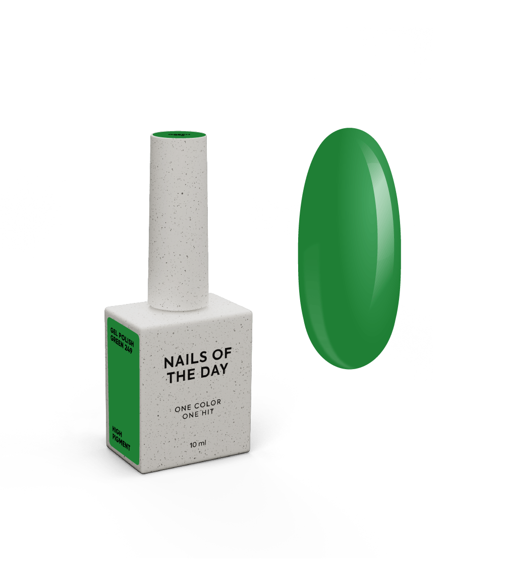 NOTD Gel Polish – profesionalūs geliniai lakai – 249 – Green, produkto vaizdas