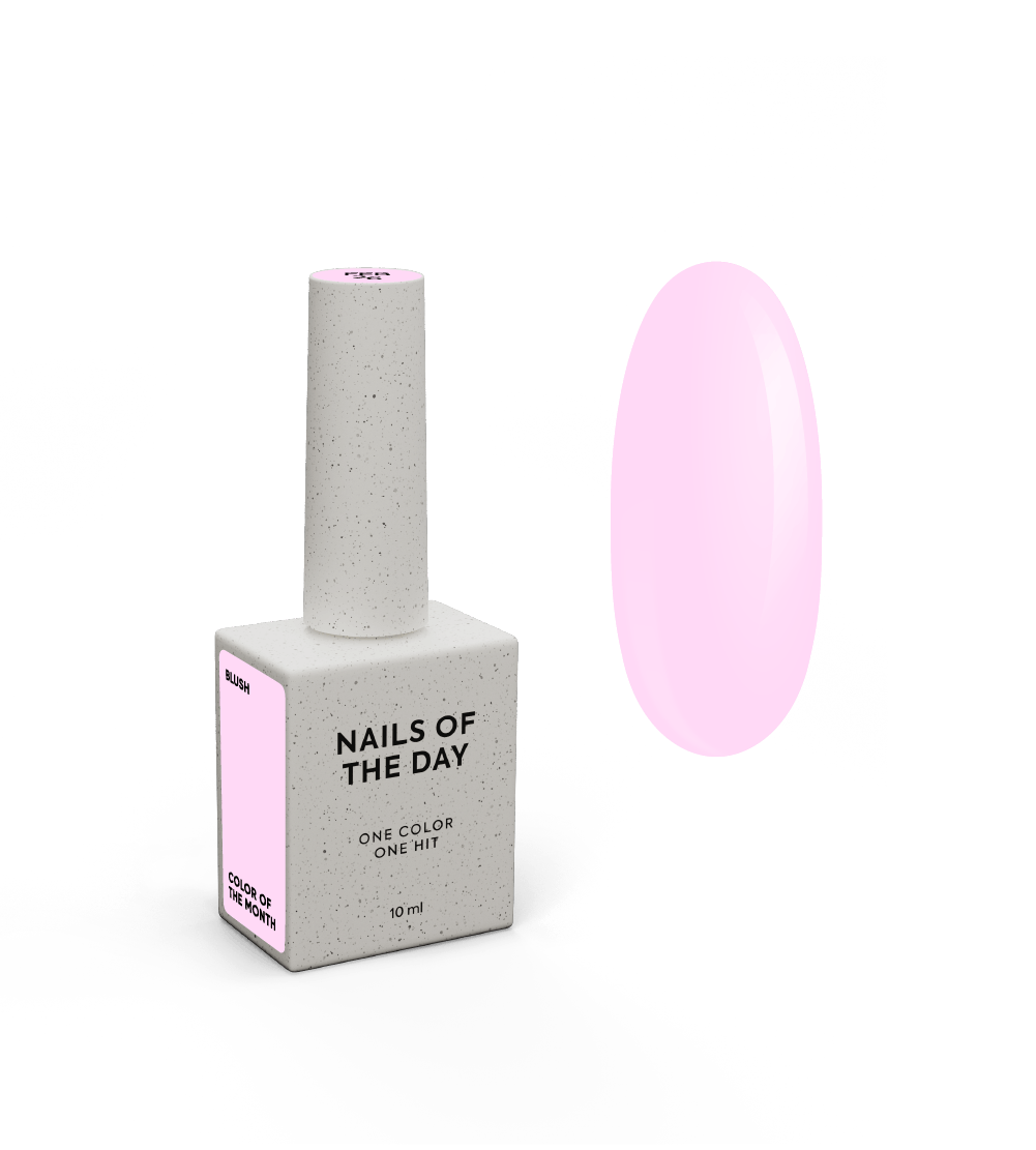 NOTD Bloom Drop – profesionalių gelinių lakų kolekcija – 206 – Blush, papildomas produkto vaizdas