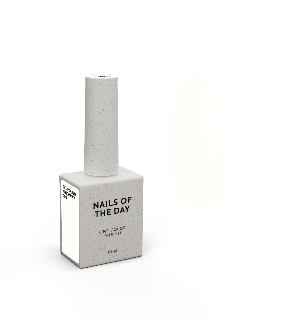 NOTD Chocolate Colors – profesionalių gelinių lakų kolekcija – 003 – Milkyway, produkto vaizdas