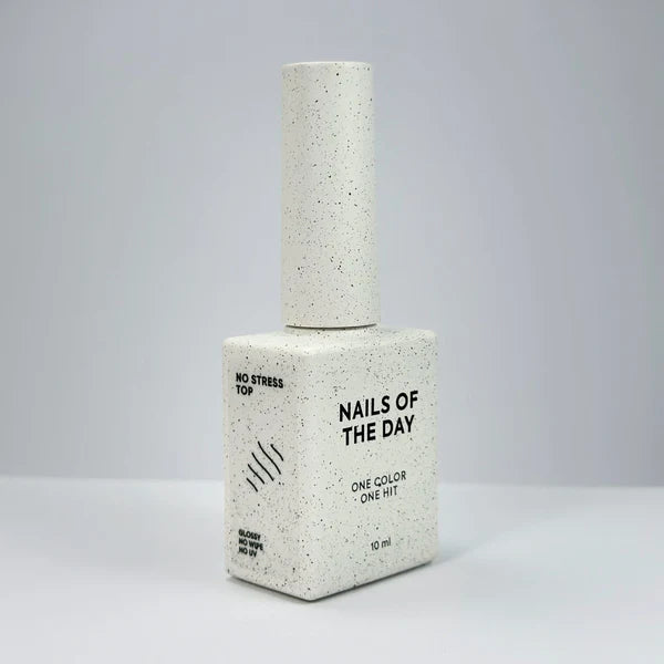 NAILSOFTHEDAY No Stress Top No Wipe – 50 ml, produkto vaizdas