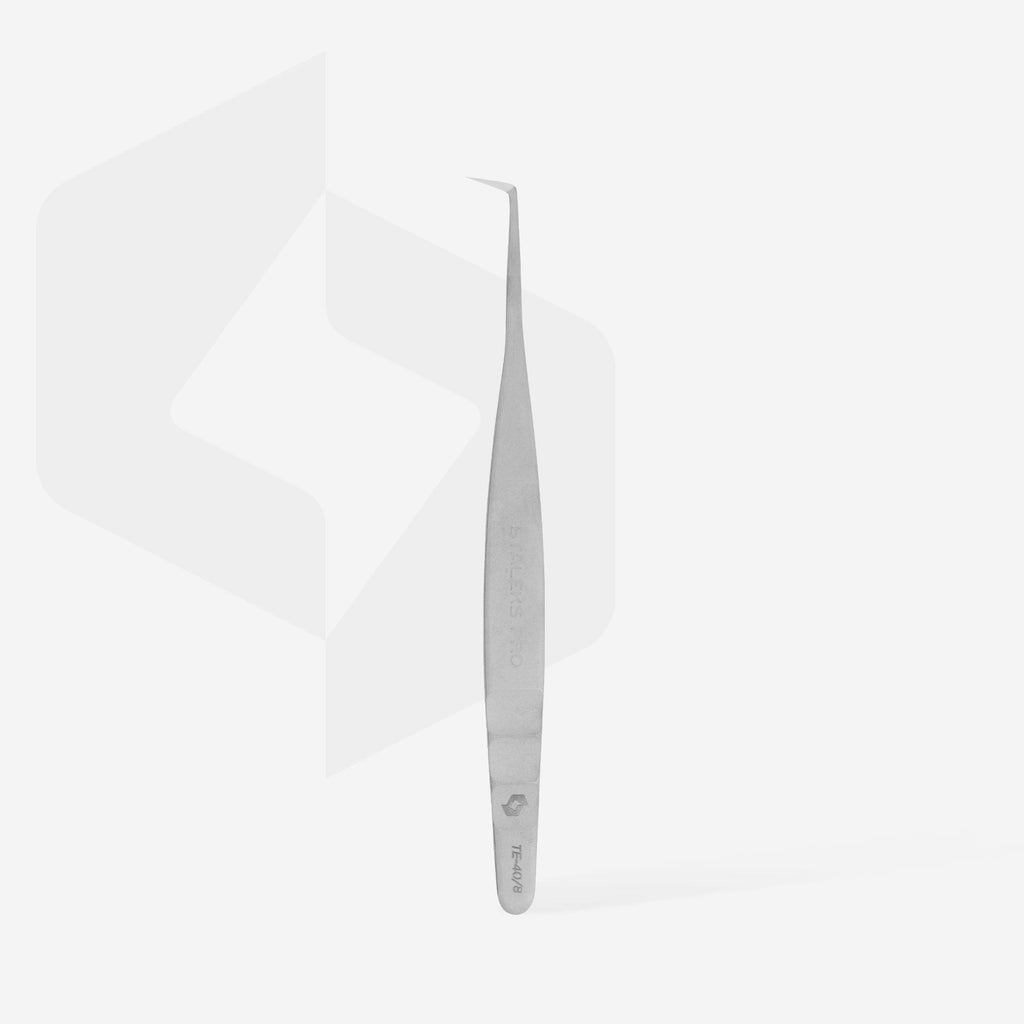 STALEKS EXPERT 40 TYPE 8 blakstienų pincetas – blakstienų priauginimo procedūra