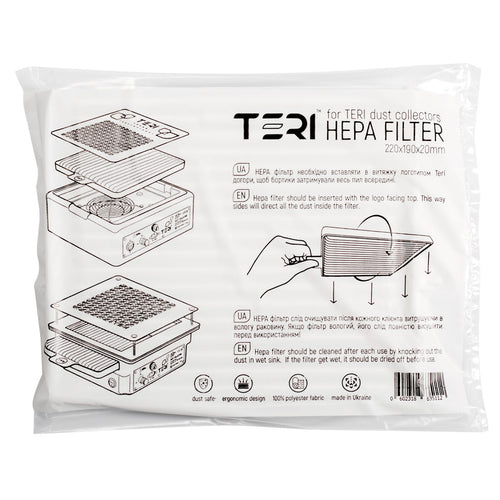 TERI universalus HEPA filtras pakuotėje